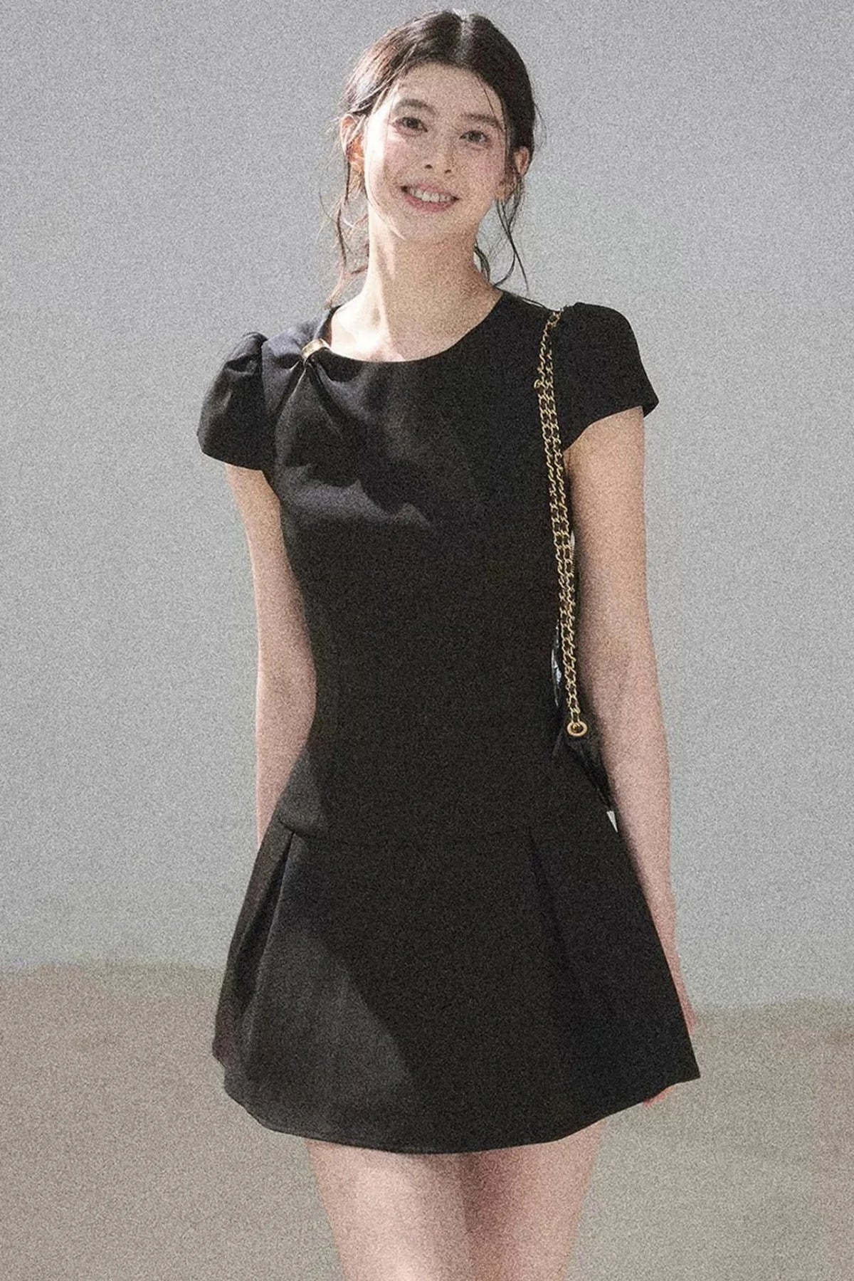 French Summer Puffy Dress