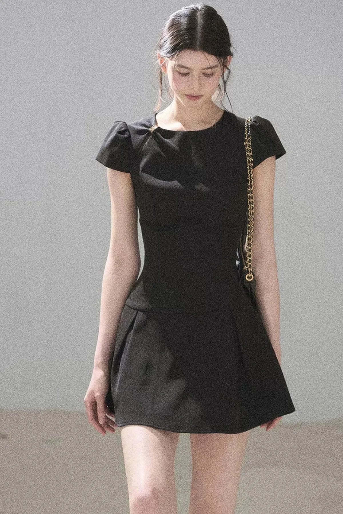 French Summer Puffy Dress