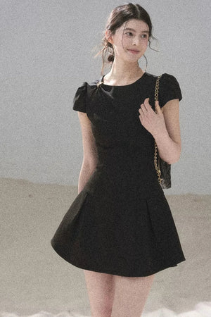 French Summer Puffy Dress