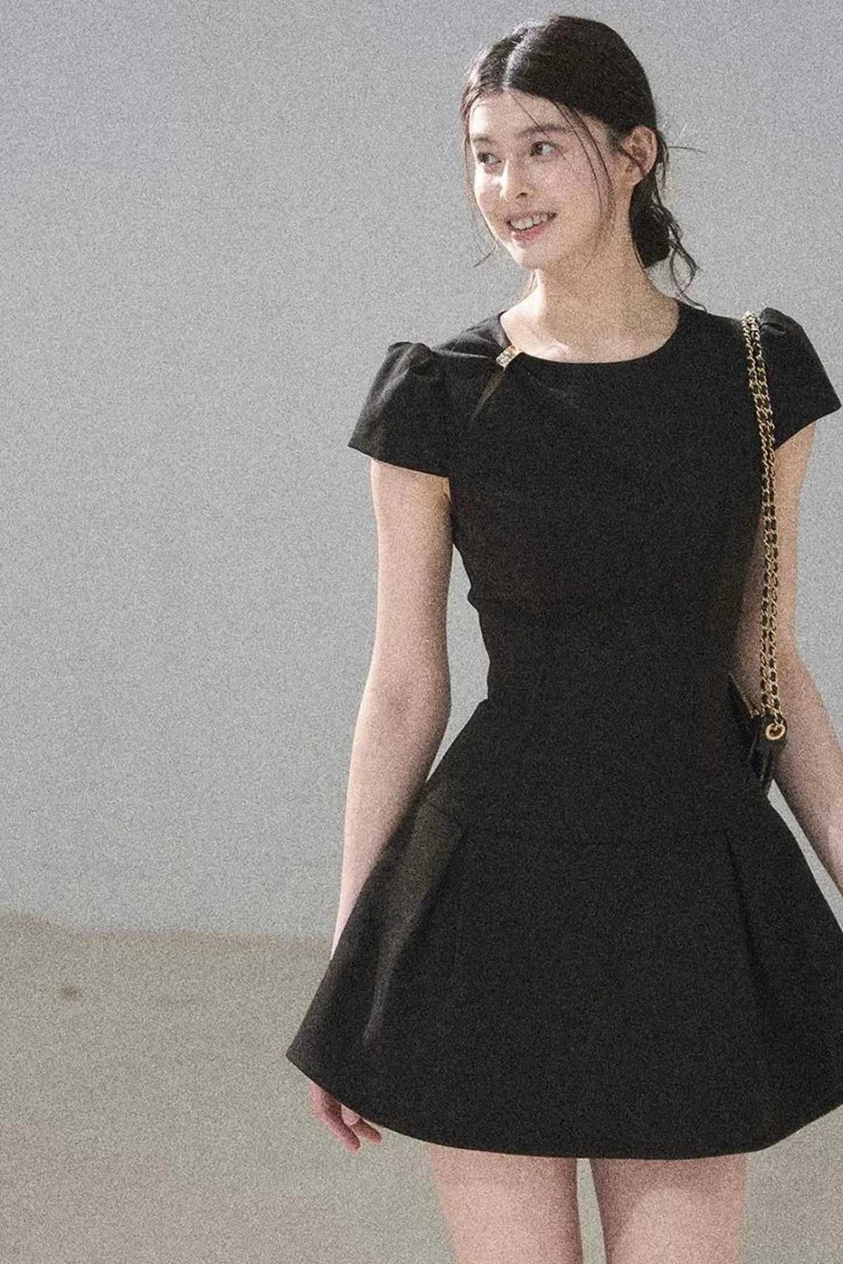 French Summer Puffy Dress