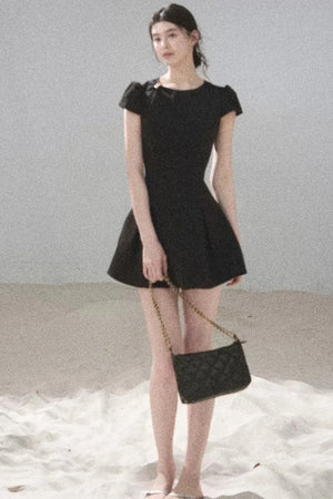 French Summer Puffy Dress