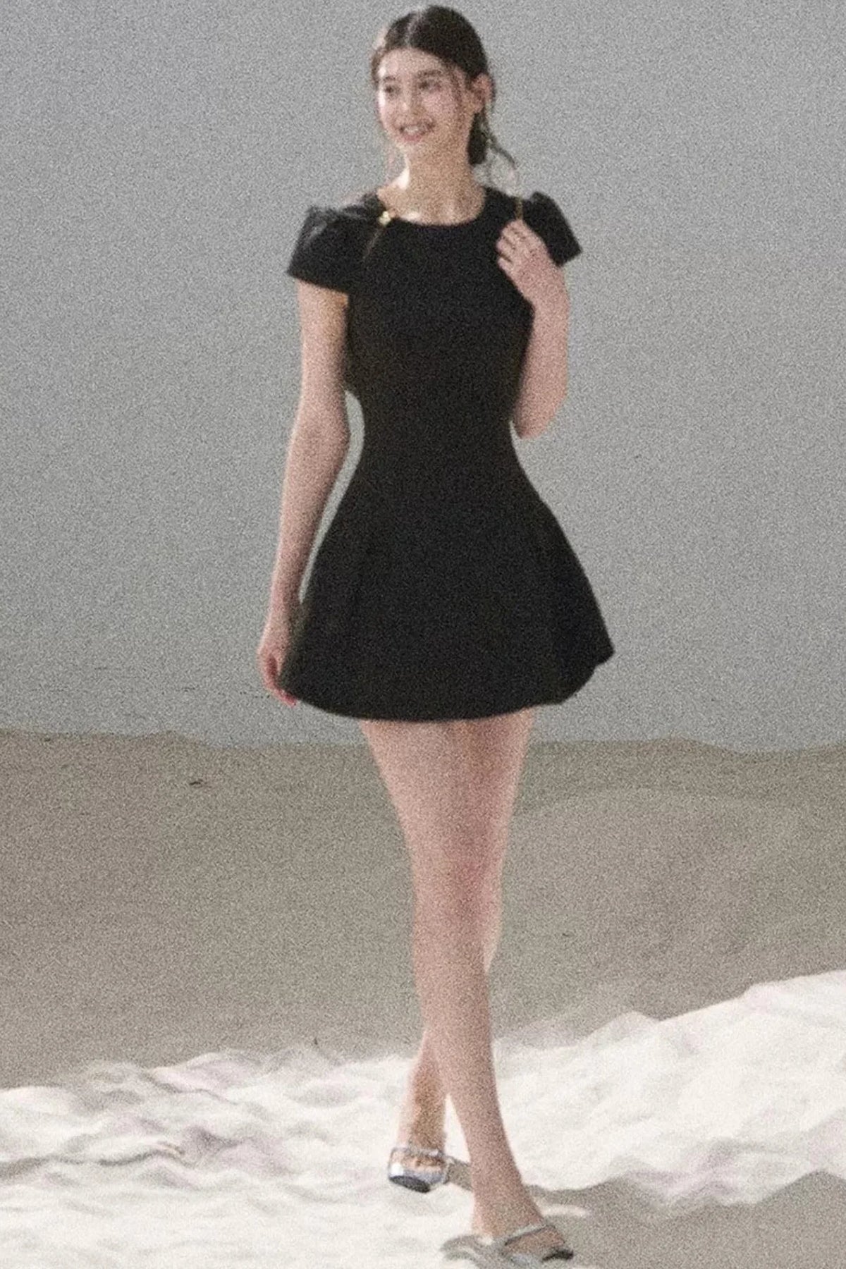 French Summer Puffy Dress