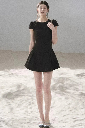 French Summer Puffy Dress