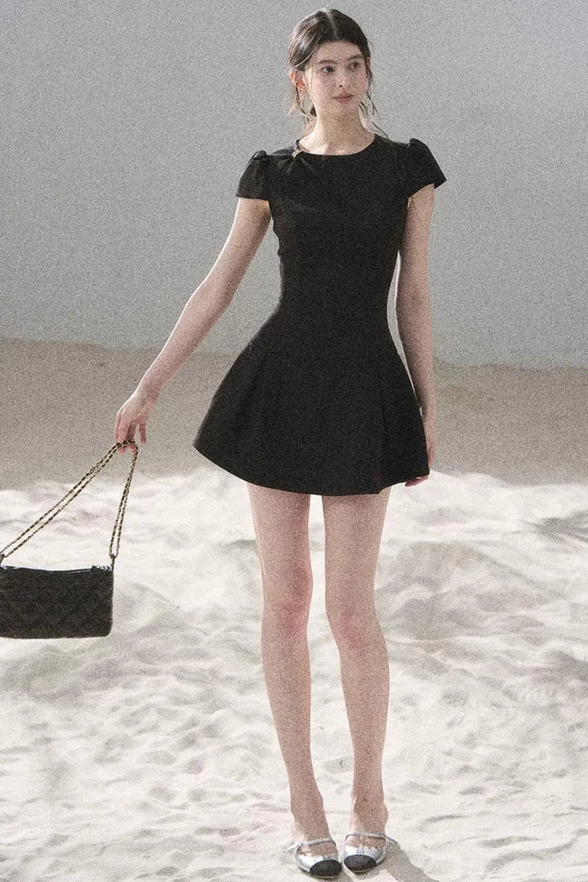 French Summer Puffy Dress