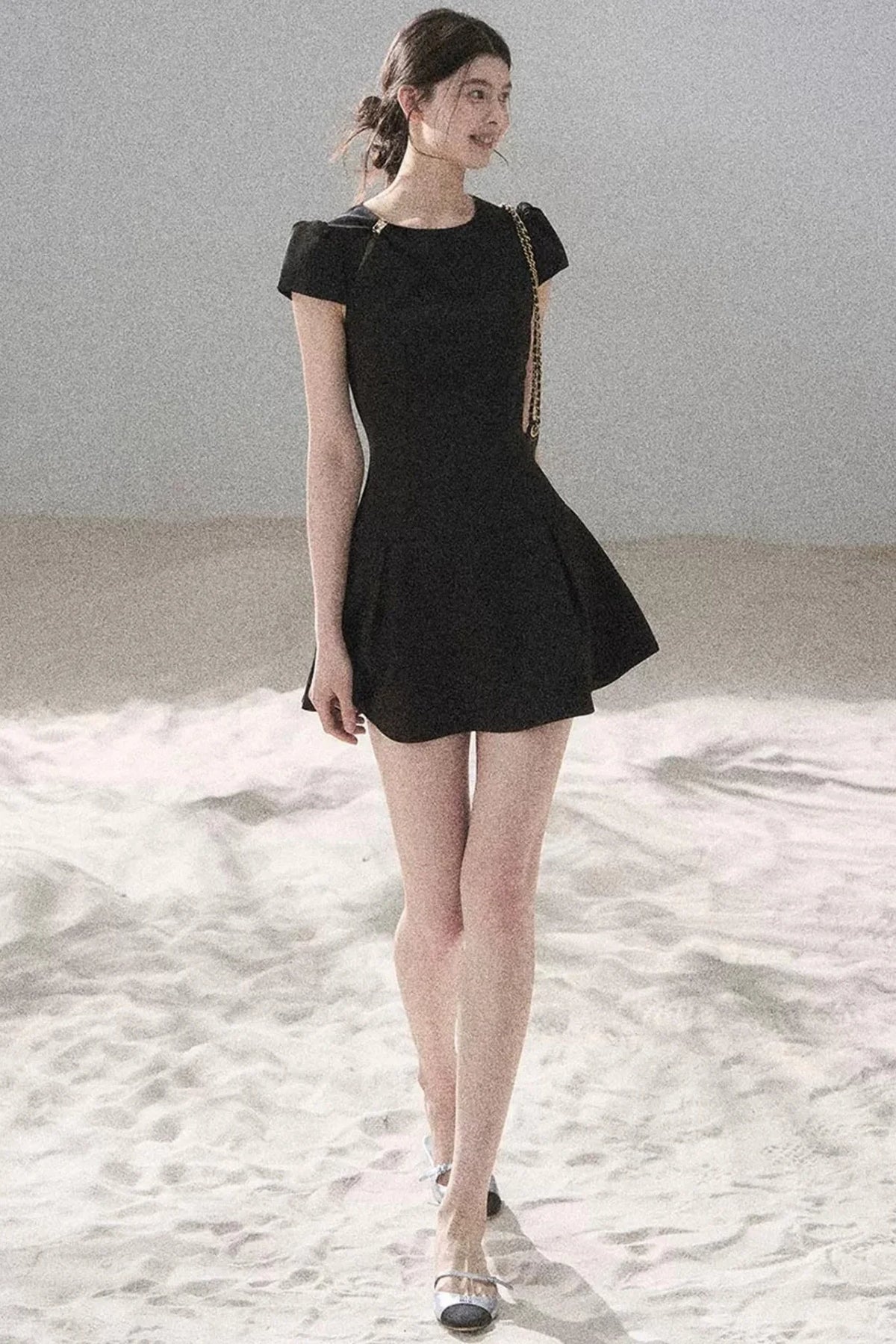 French Summer Puffy Dress