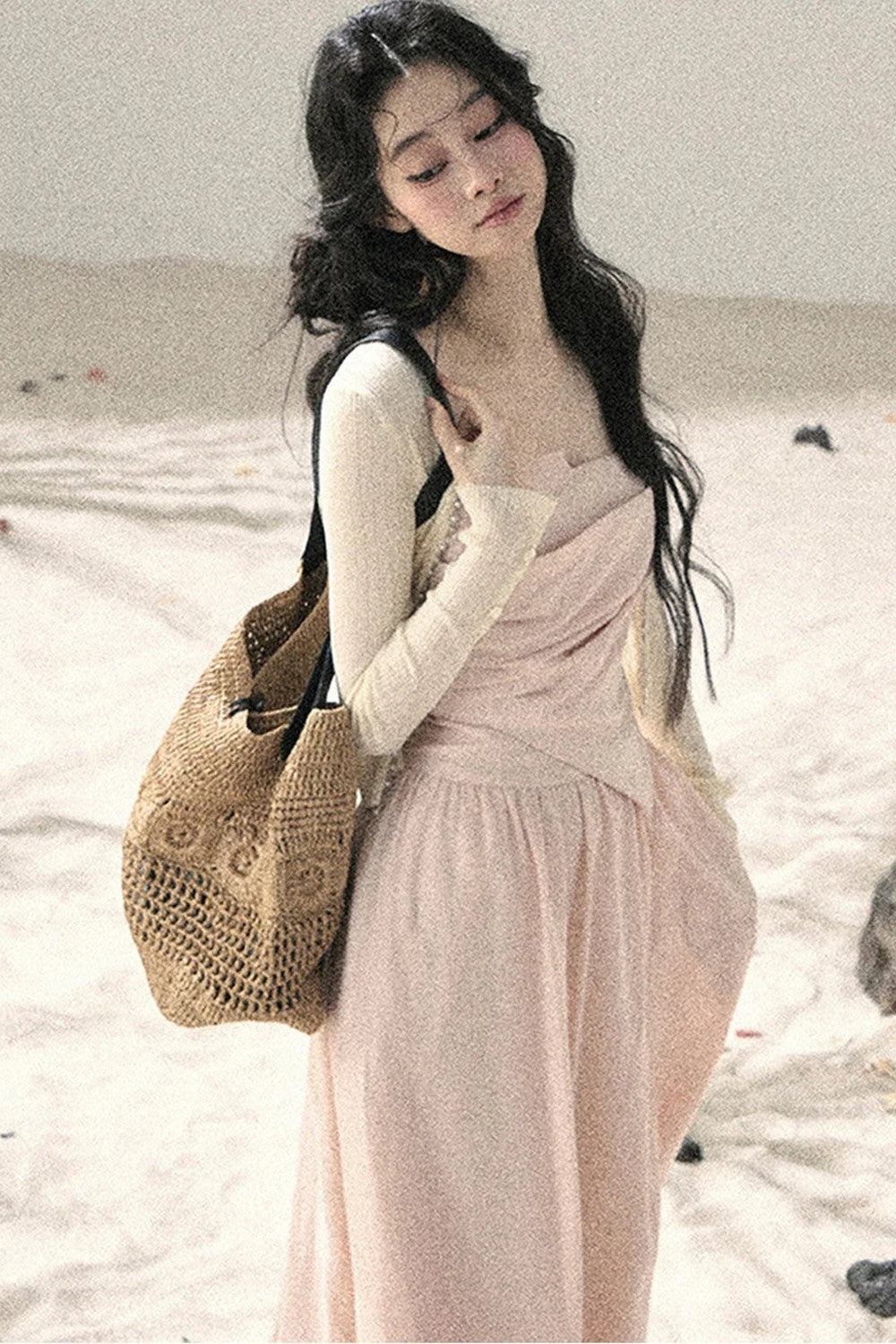 French Sun Protection Knit Cardigan Set-Up