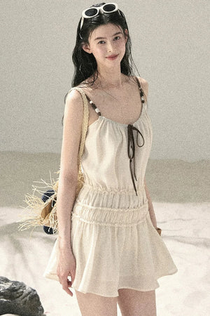 French Suspender Summer Dress