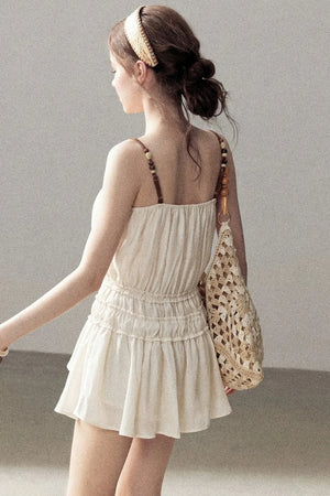 French Suspender Summer Dress