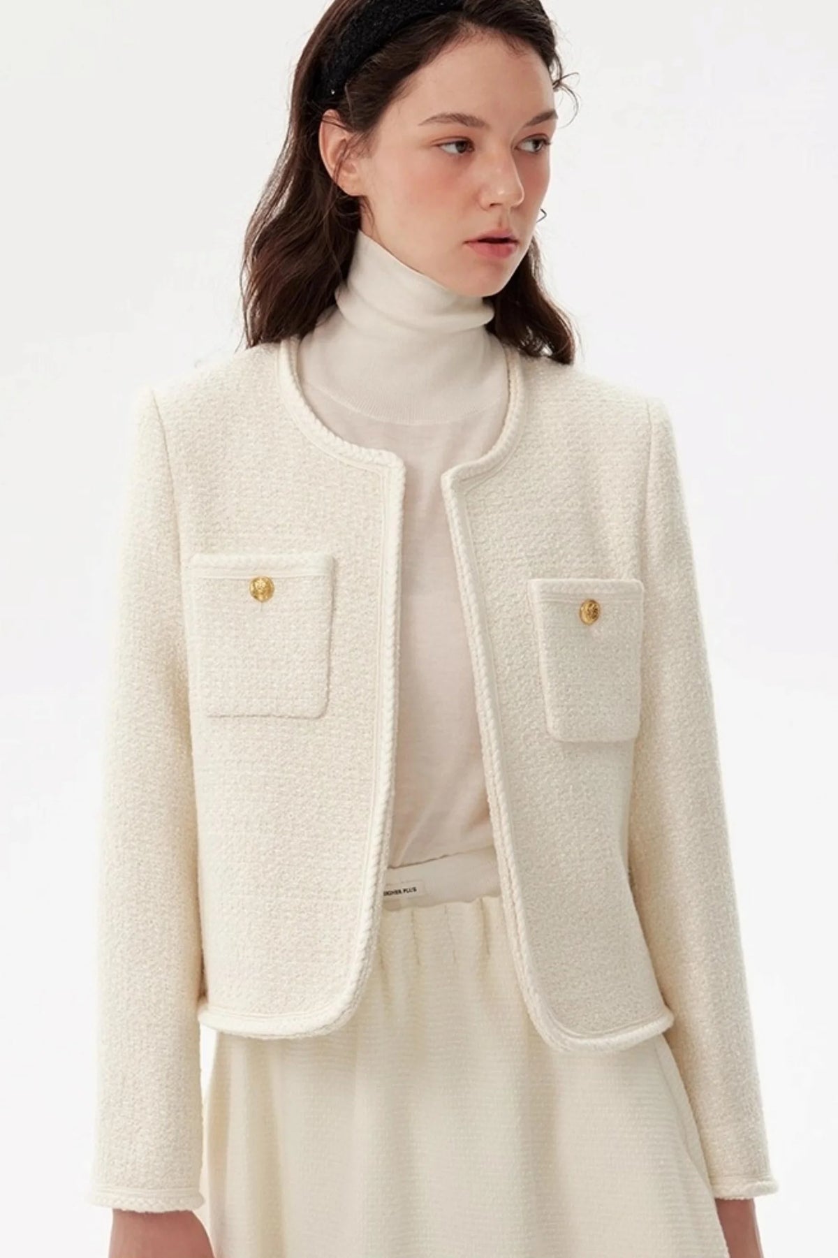 French Tweed Wool Jacket