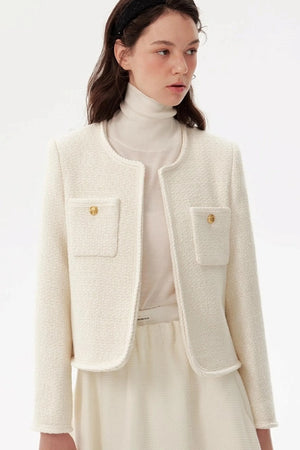 French Tweed Wool Jacket