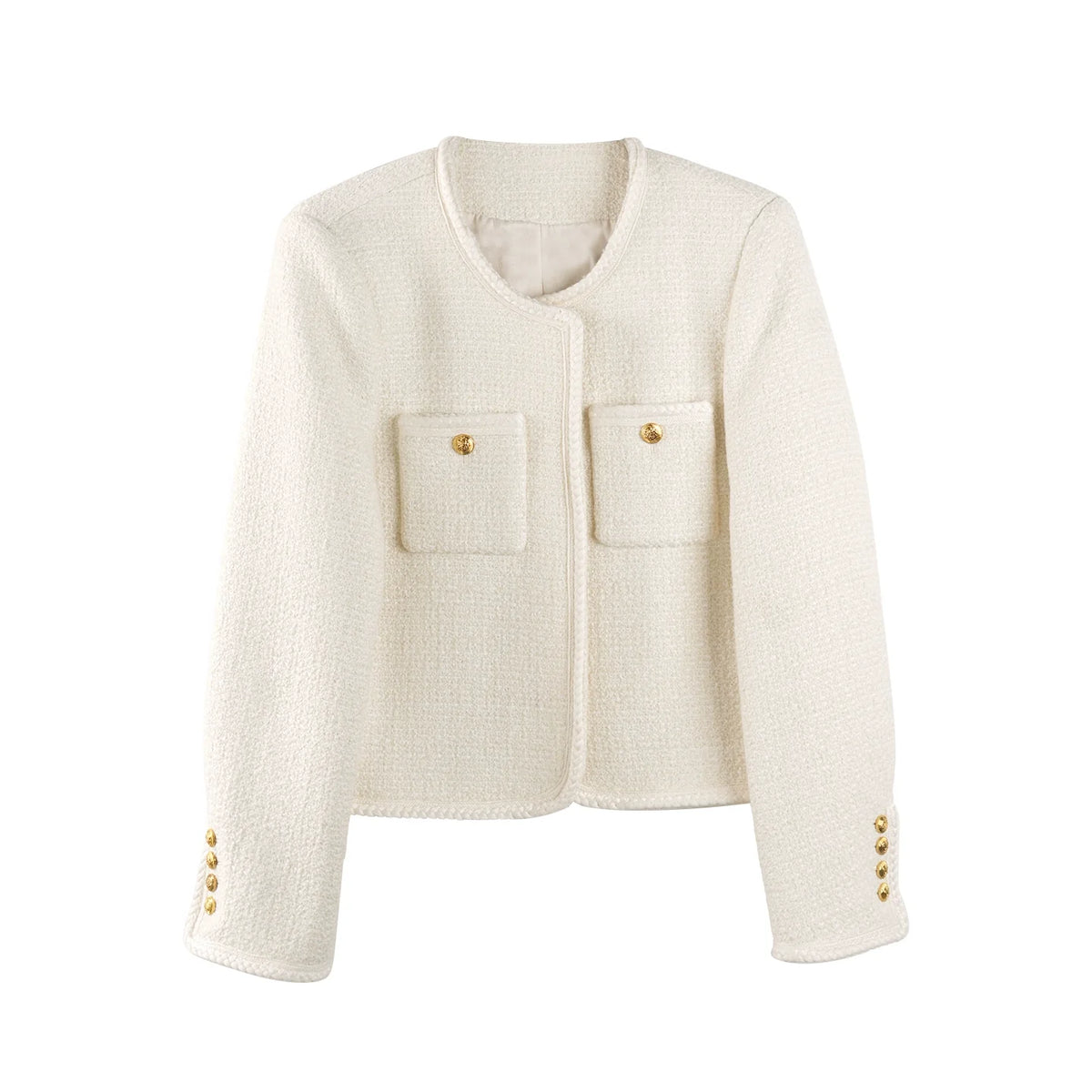 French Tweed Wool Jacket