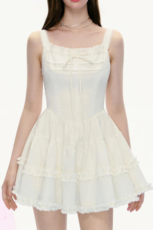 French Vintage Slim Slip Dress
