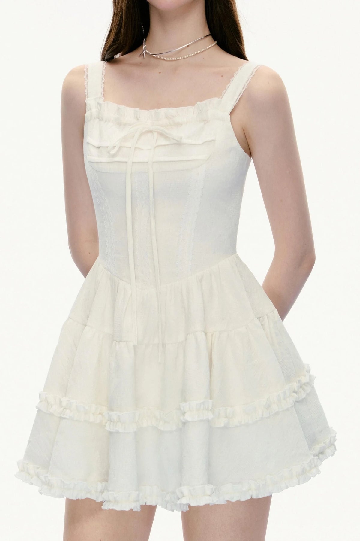 French Vintage Slim Slip Dress