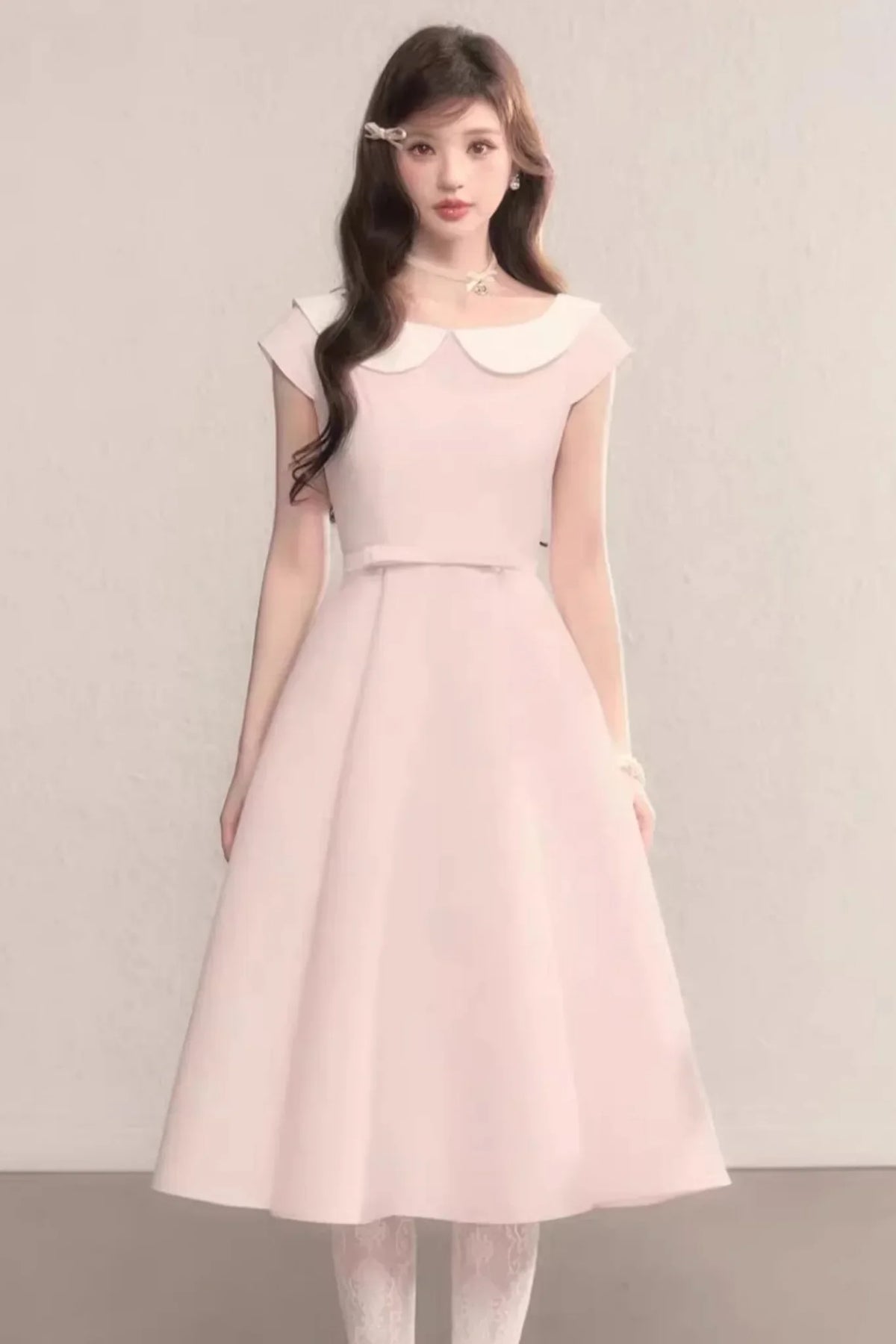 French Waist-Cinching Doll Dress