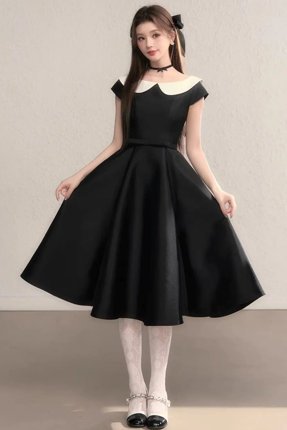 French Waist-Cinching Doll Dress