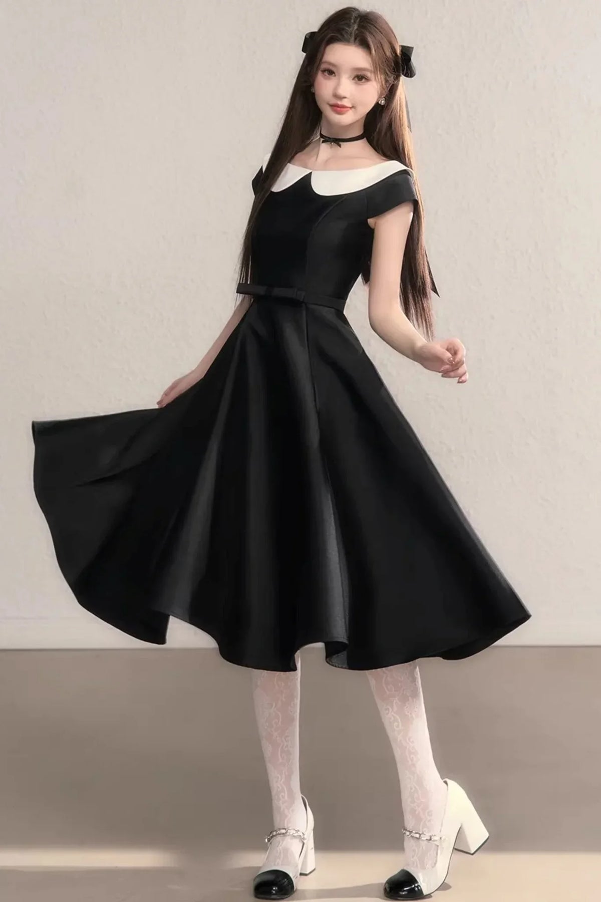 French Waist-Cinching Doll Dress