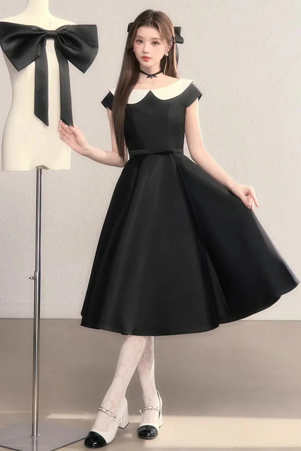 French Waist-Cinching Doll Dress