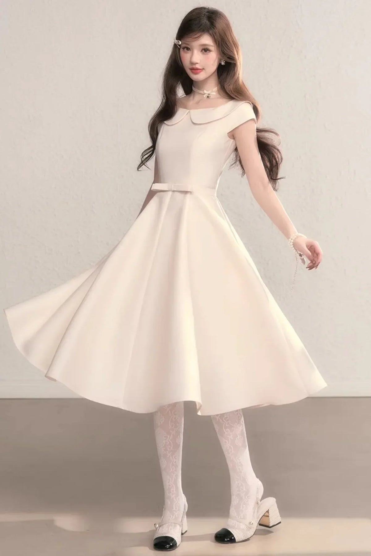 French Waist-Cinching Doll Dress