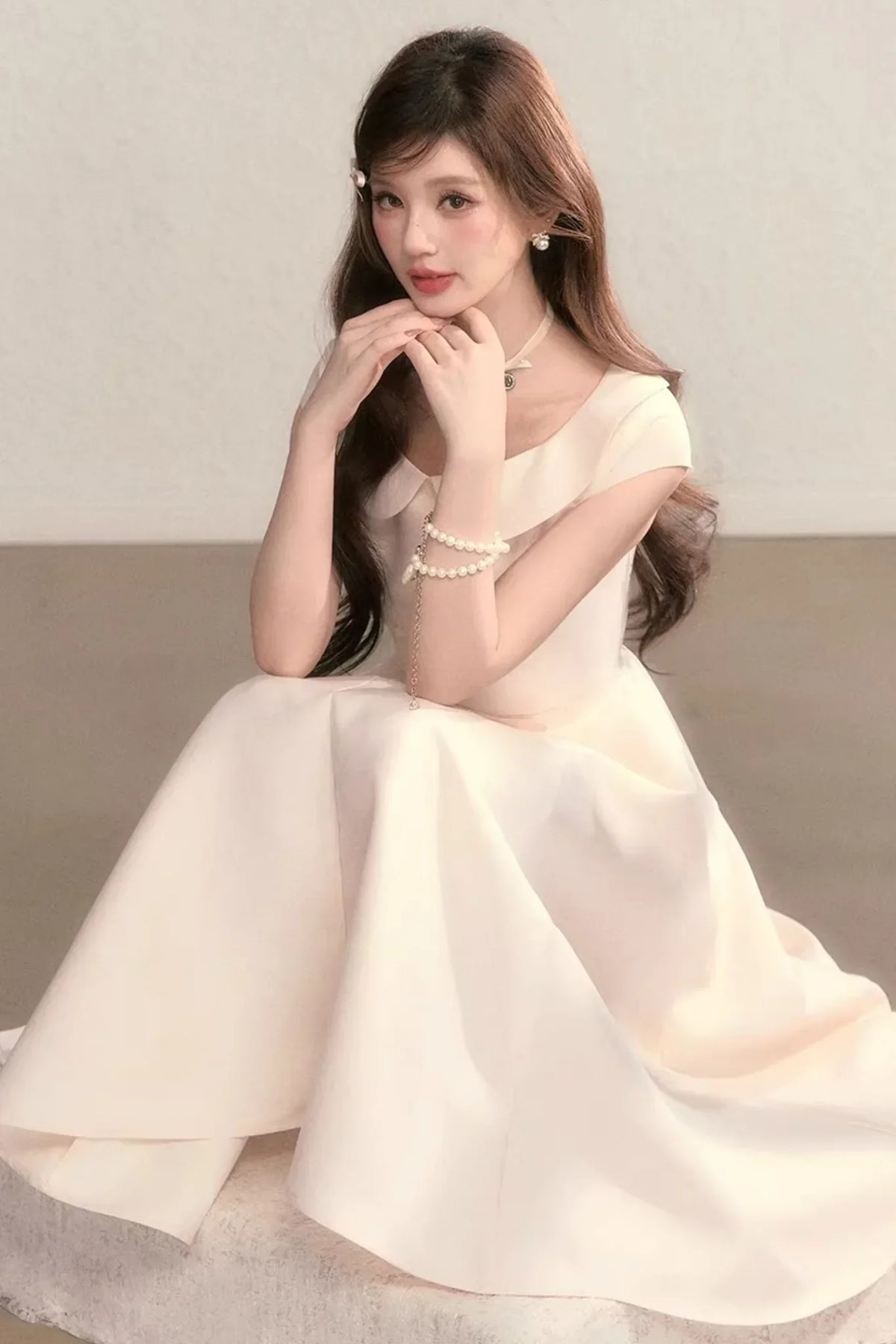 French Waist-Cinching Doll Dress
