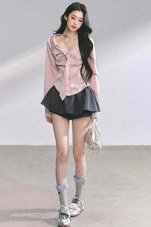 French Waist Slimming Sweet Top