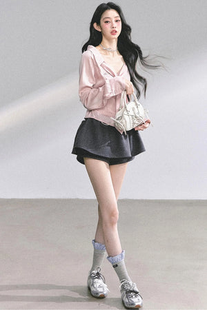 French Waist Slimming Sweet Top