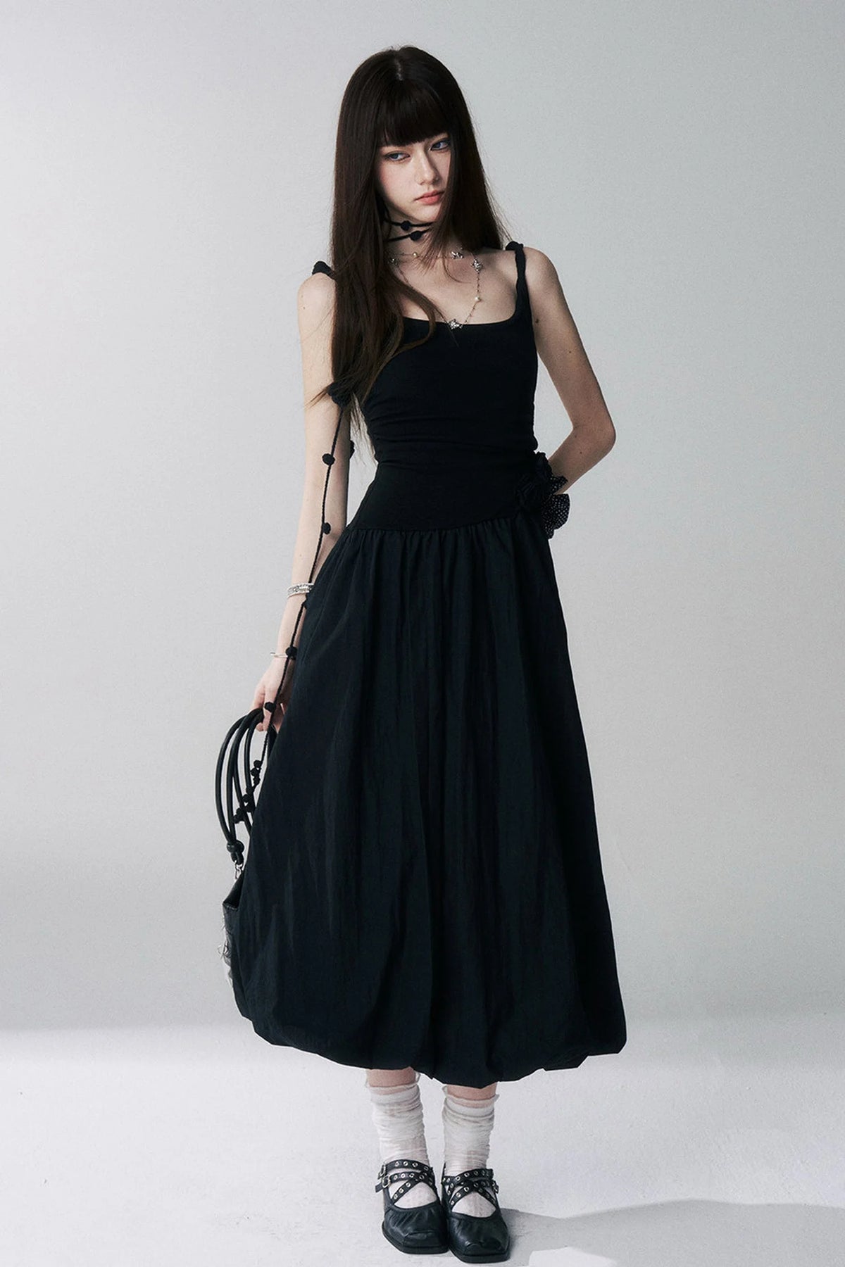 French White Flower Dress