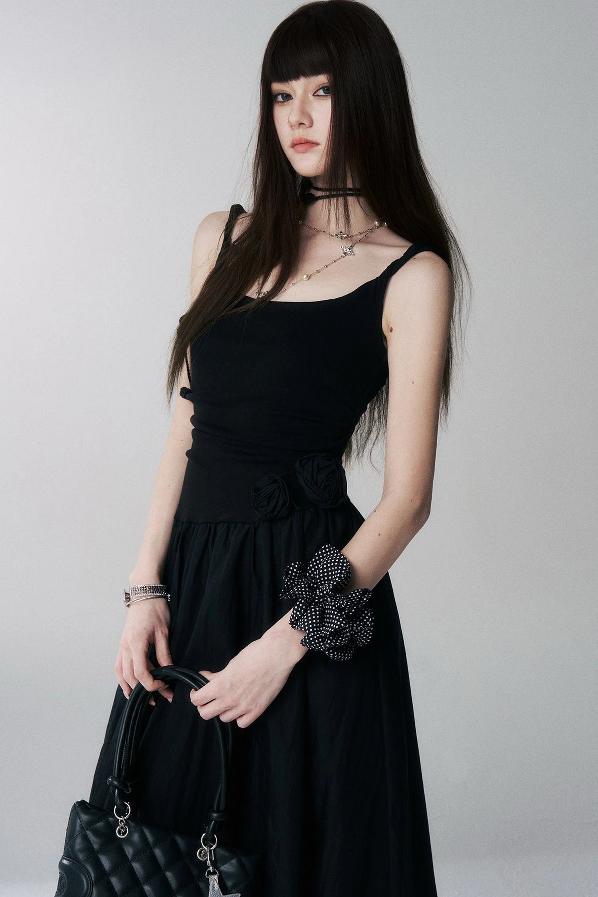 French White Flower Dress