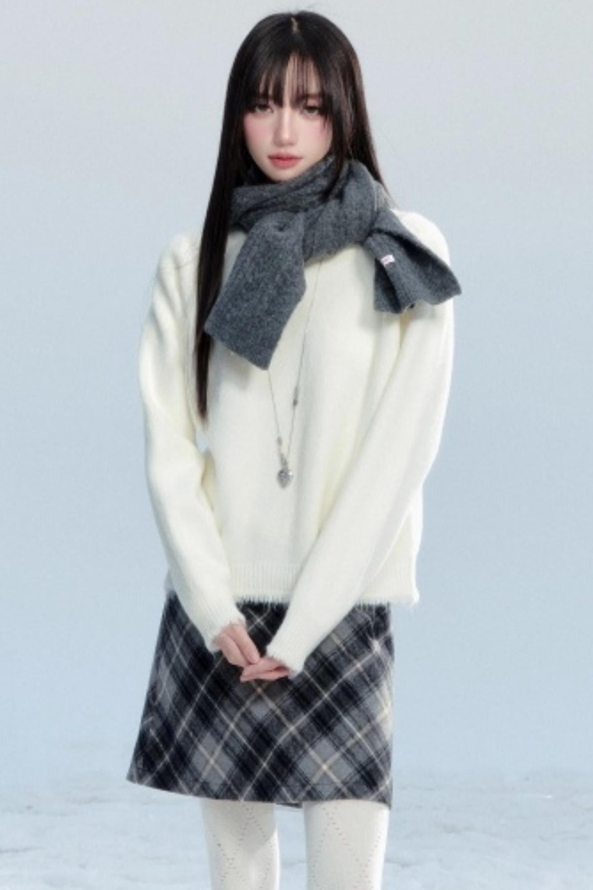 Fringed Raw Edge Sweater