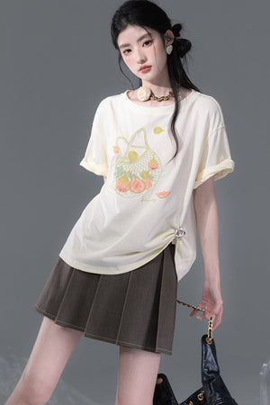 Fruity Fig Print T-Shirt
