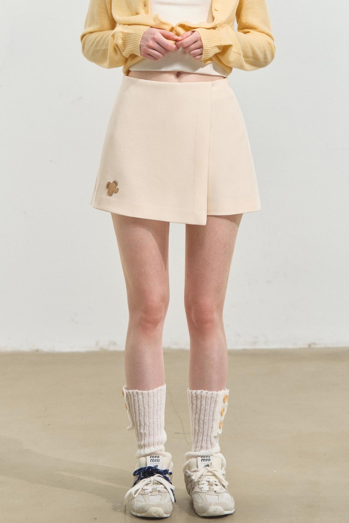 Fun Flower Culottes Skirt