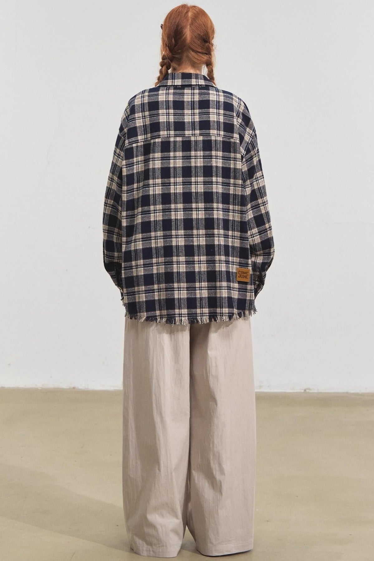 Fun Fringe Plaid Shirt