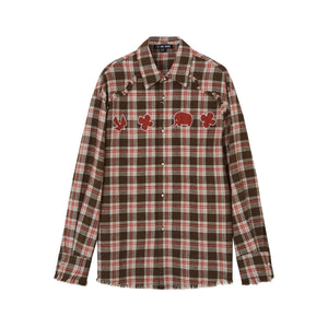 Fun Fringe Plaid Shirt