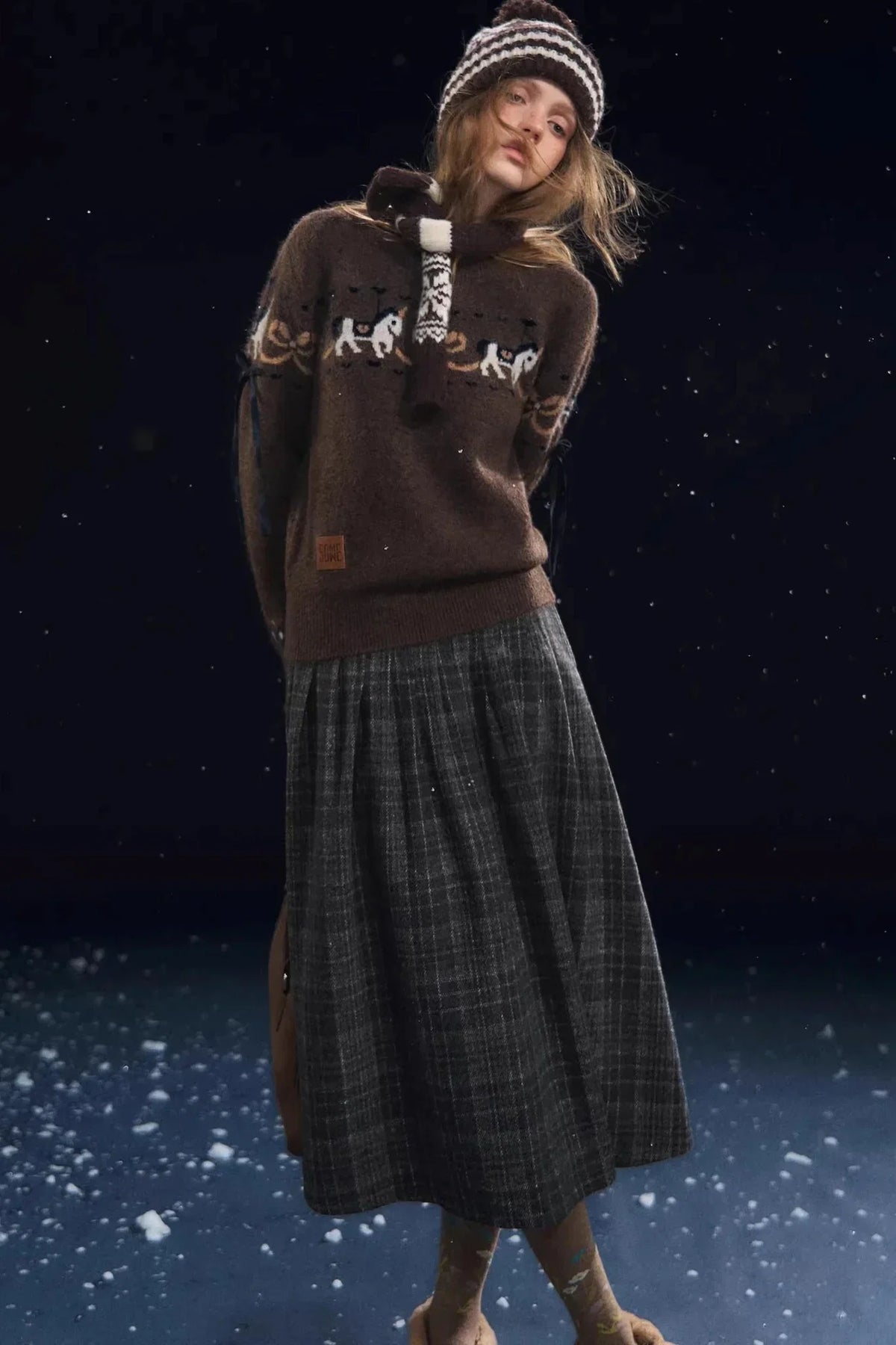 Fun Spinning Pony Jacquard Sweater