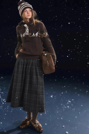 Fun Spinning Pony Jacquard Sweater