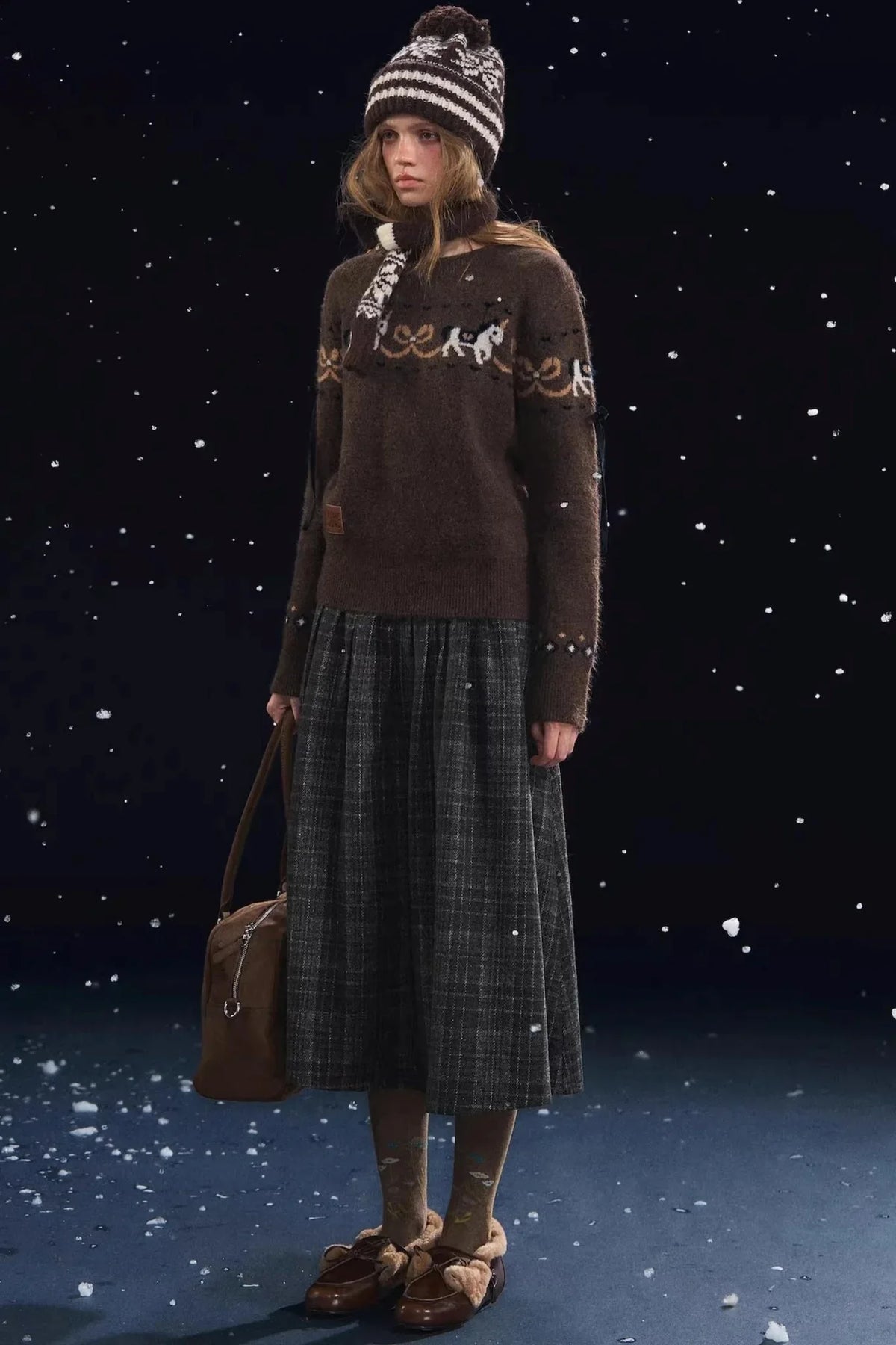 Fun Spinning Pony Jacquard Sweater