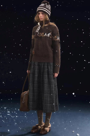 Fun Spinning Pony Jacquard Sweater