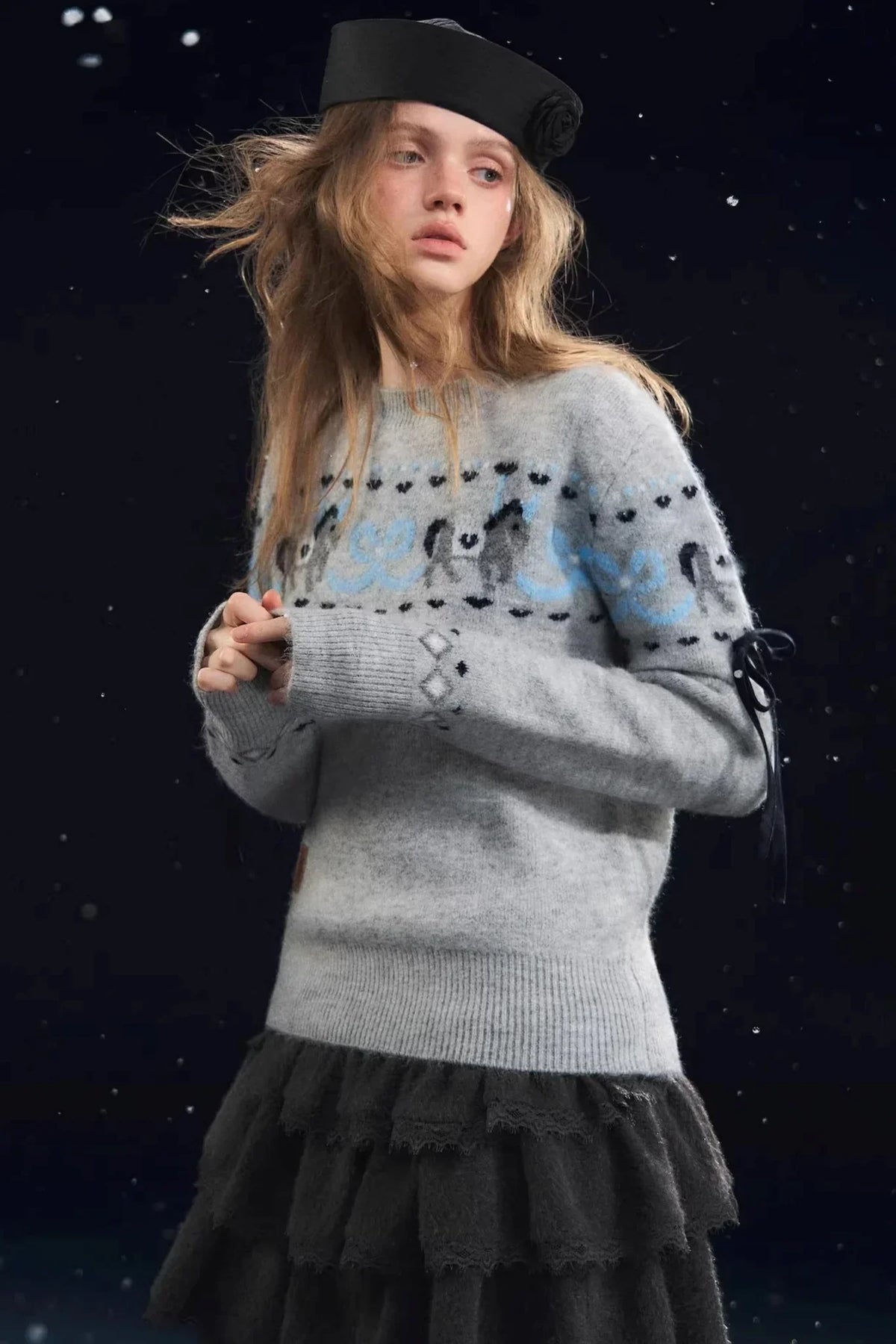 Fun Spinning Pony Jacquard Sweater