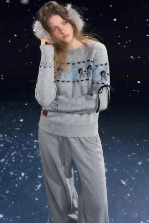 Fun Spinning Pony Jacquard Sweater