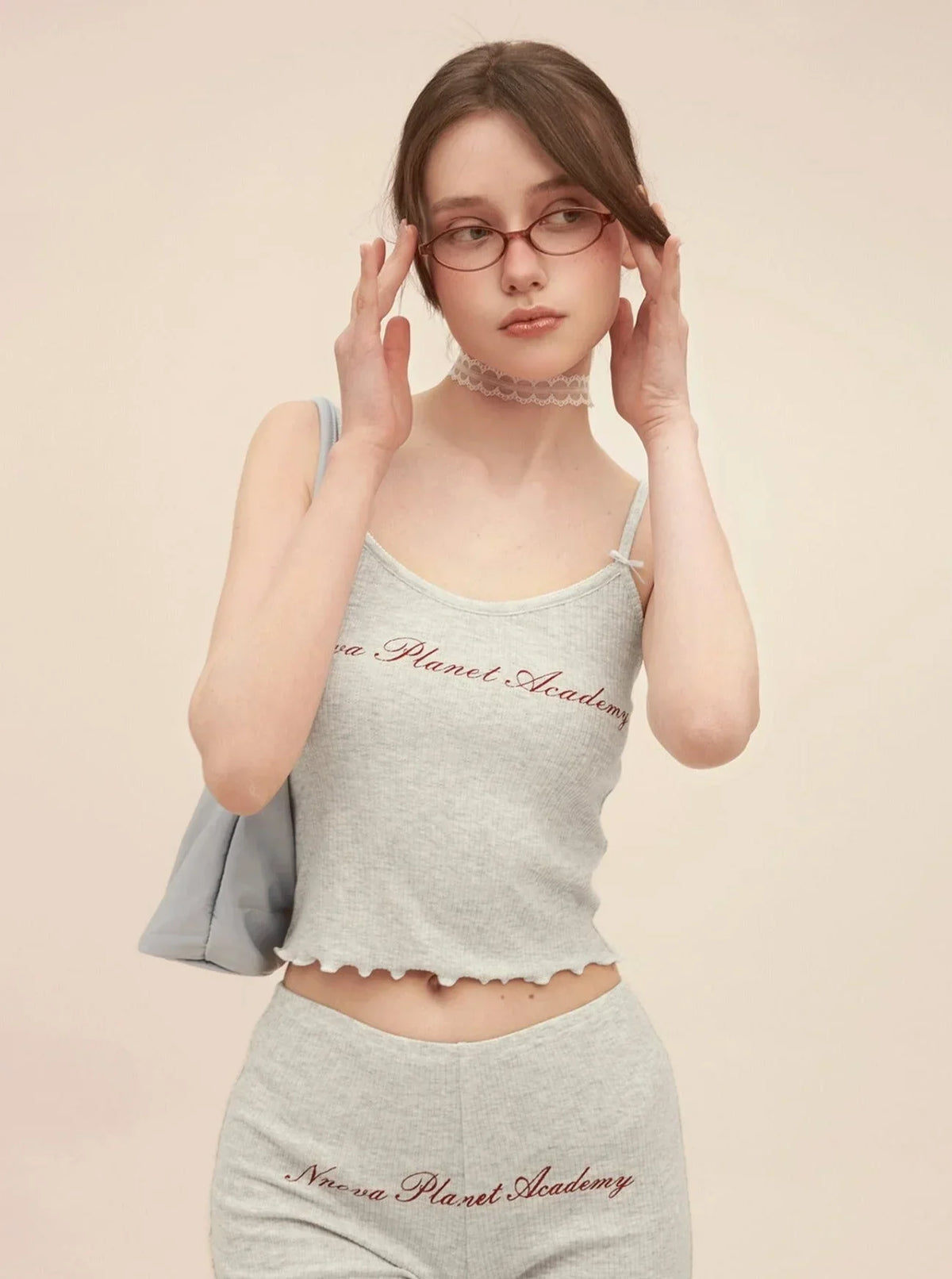 Fungus Lace Slim Cami Set-Up