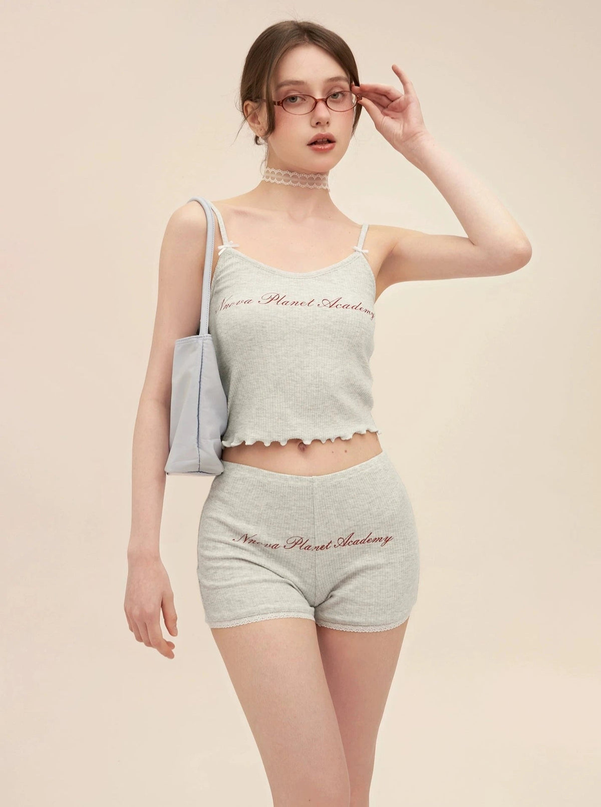 Fungus Lace Slim Cami Set-Up