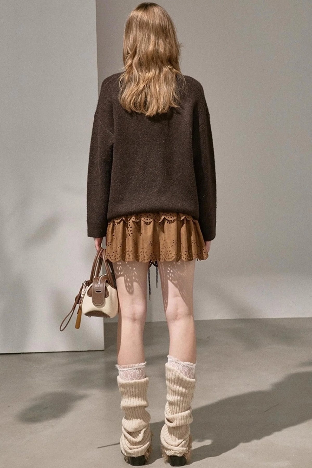 Furball Crew Neck Loose Sweater