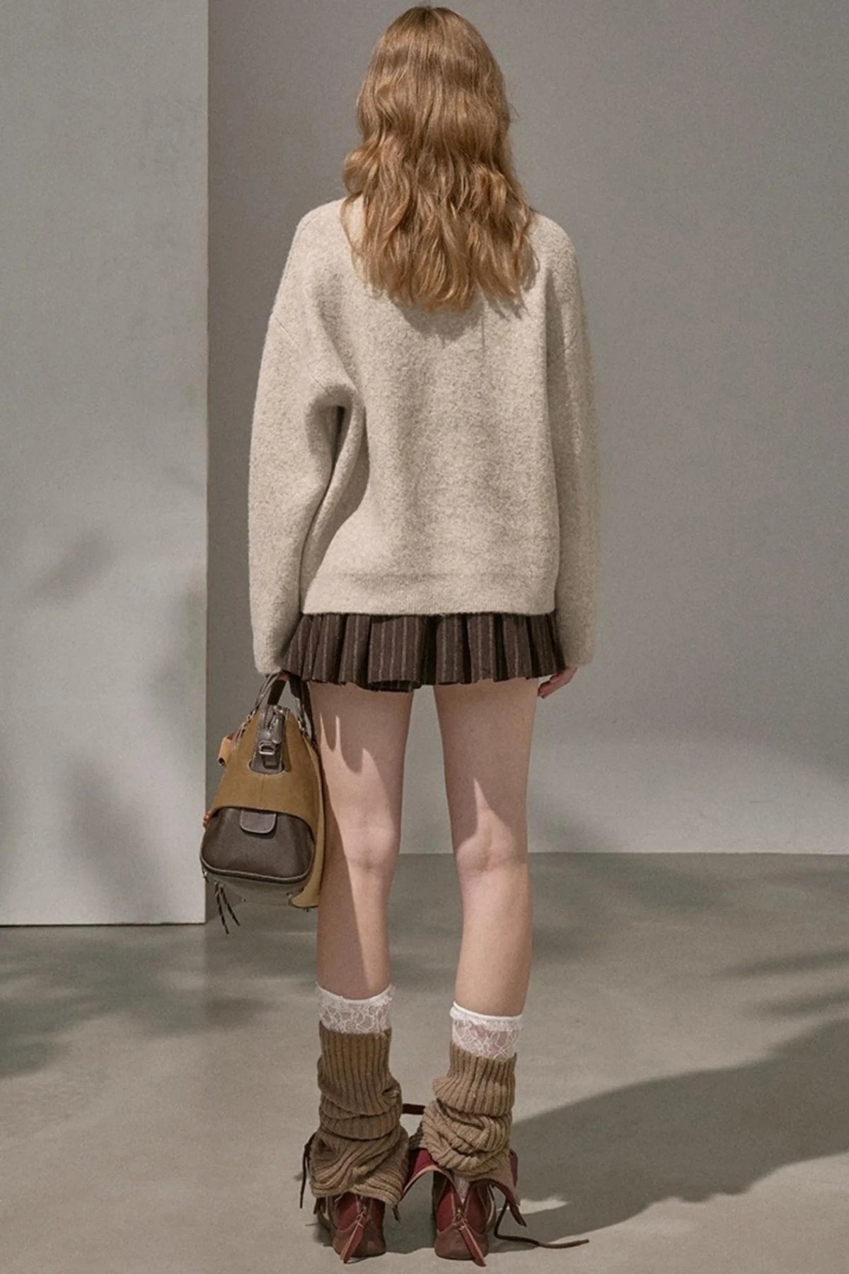 Furball Crew Neck Loose Sweater