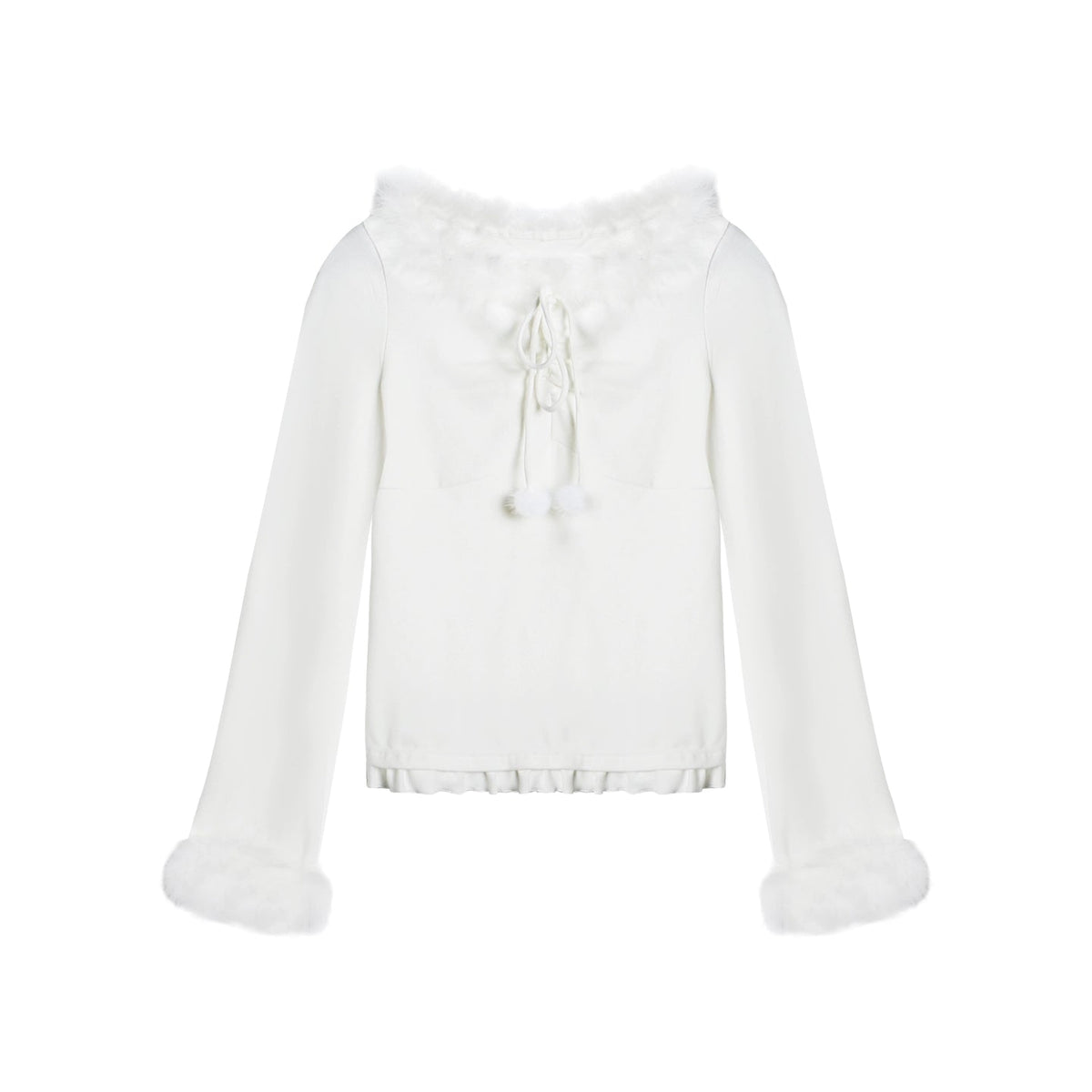 Furry Patchwork Base Layer Top