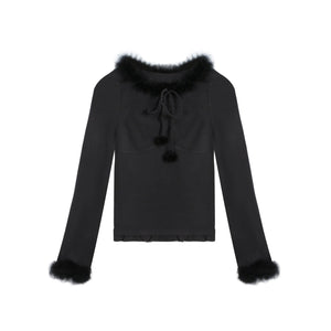 Furry Patchwork Base Layer Top