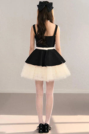 Gauze Lace Ball Gown Dress