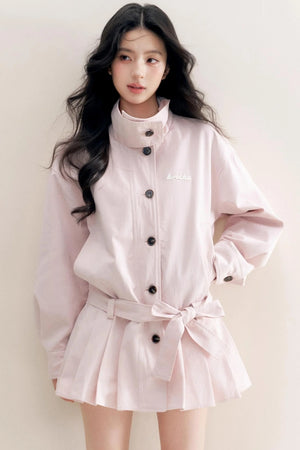 Geek Chic Lace Trench Coat