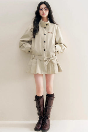 Geek Chic Lace Trench Coat