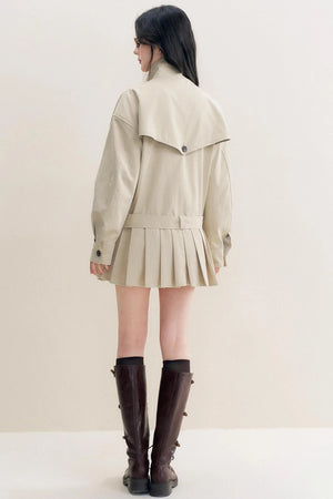 Geek Chic Lace Trench Coat