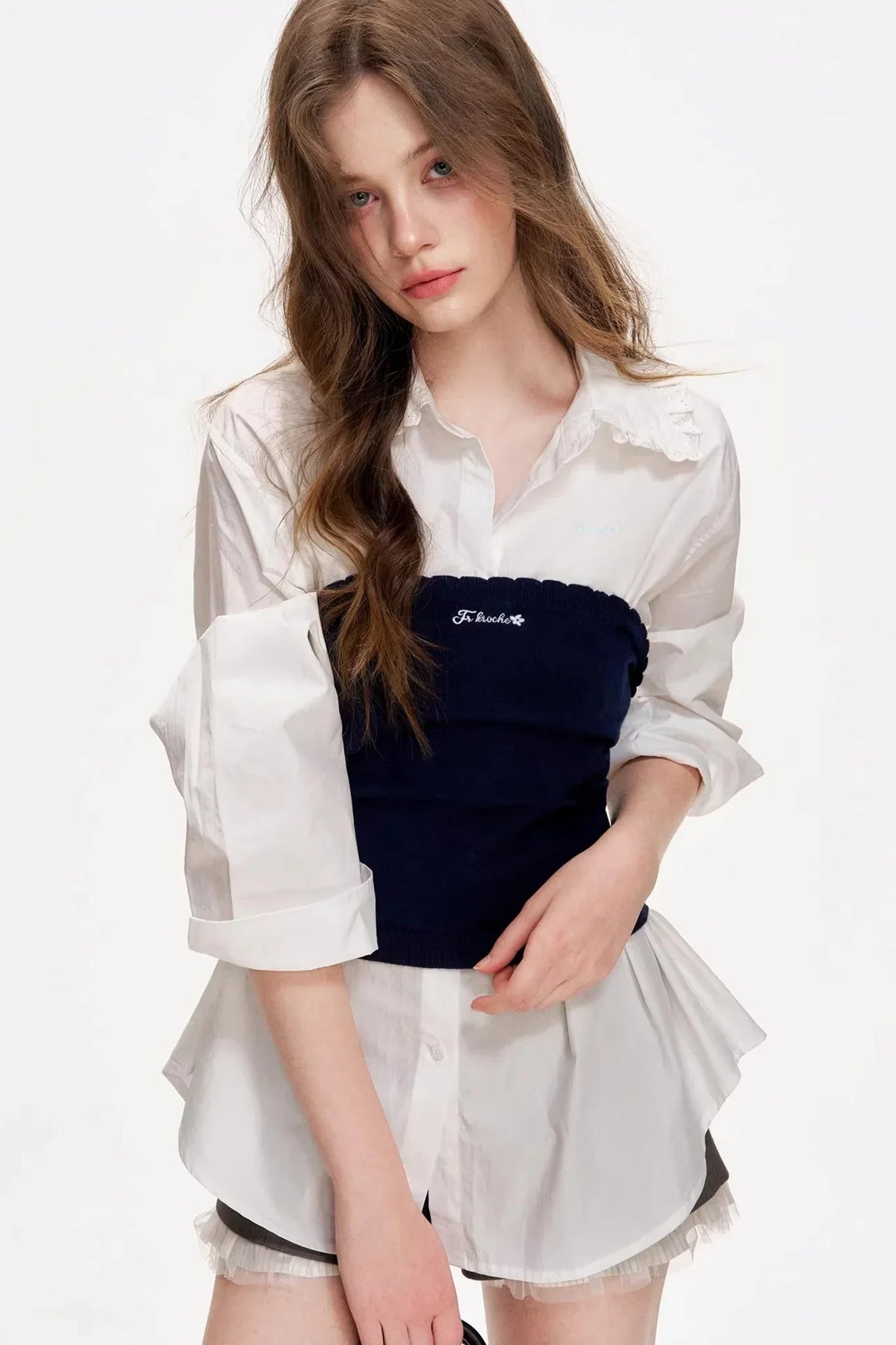 Geek Chic Ribbed Knit Top