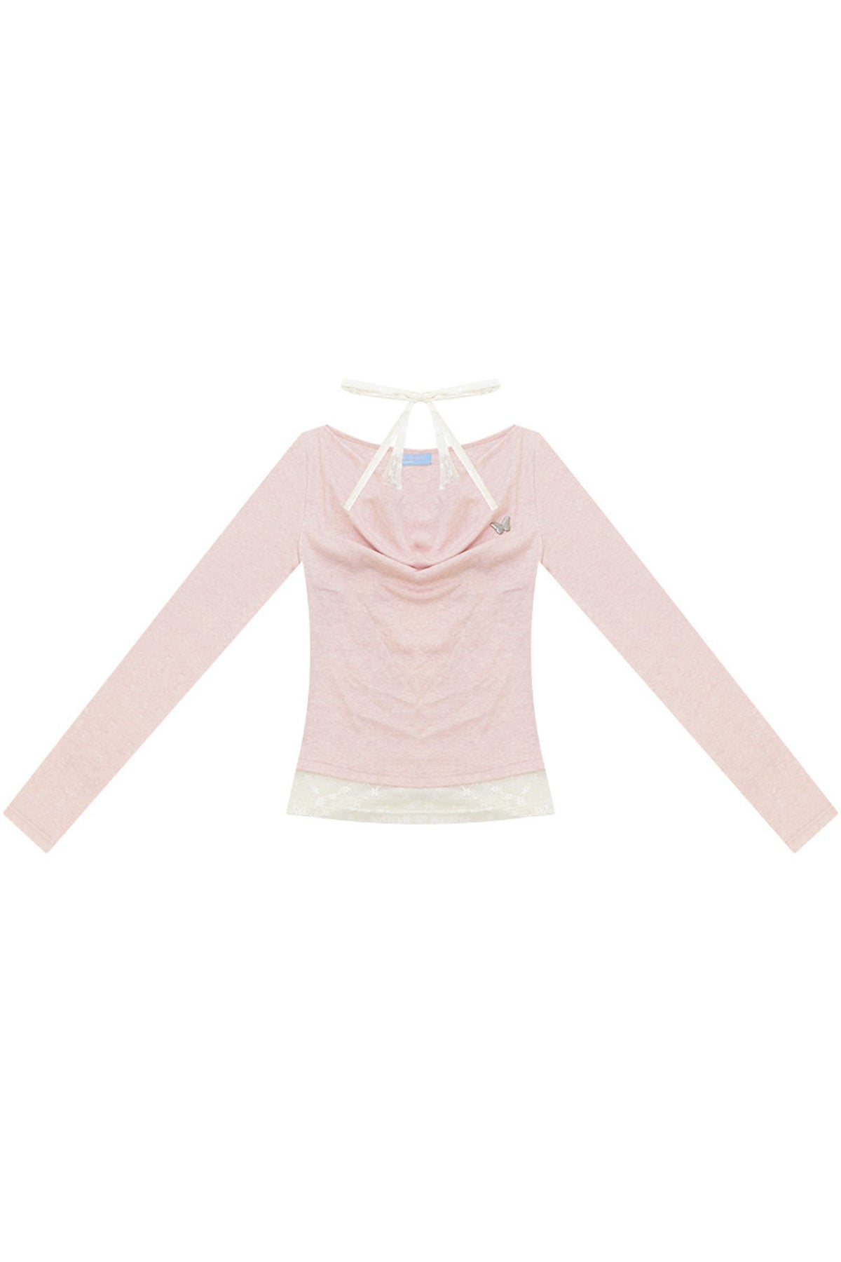 Gentle Flutter Knit Top